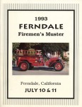 1993 Ferndale Firemen's Muster Program