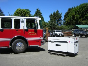 Sheriff donates generator 001